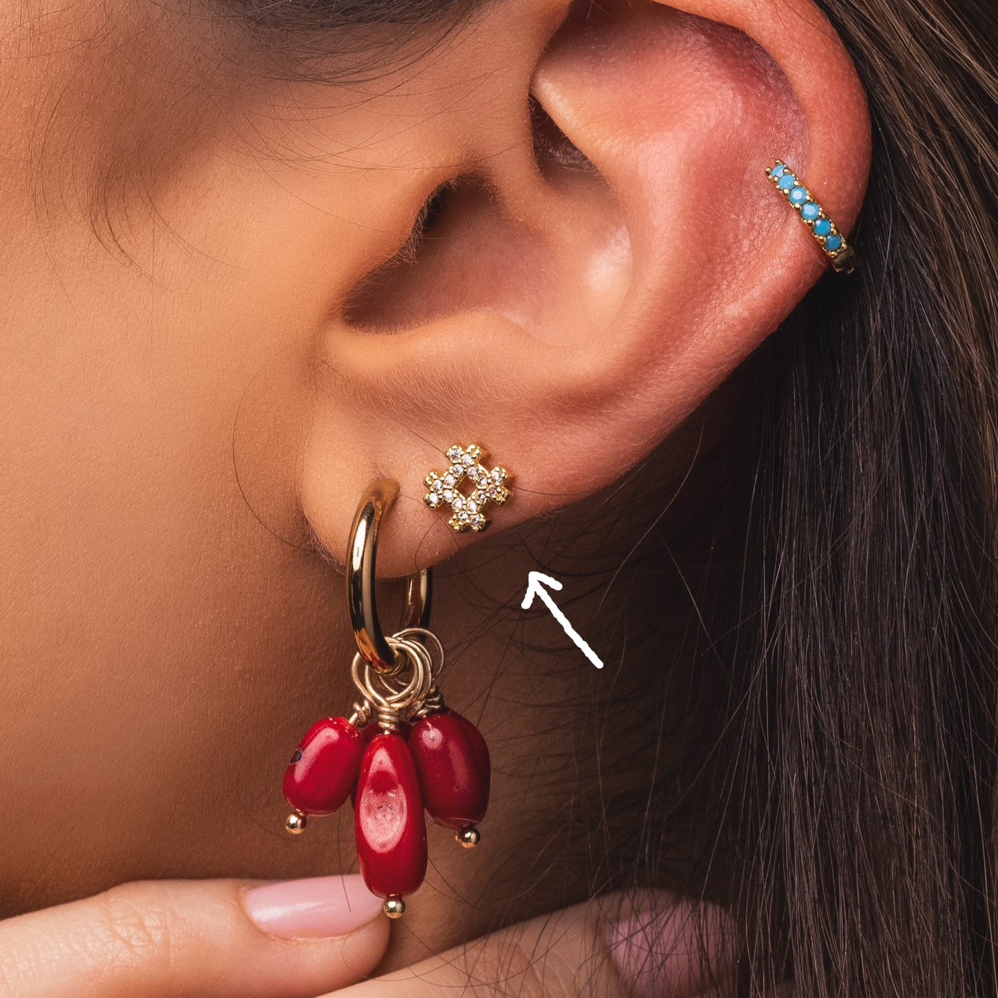 Hashtag Earrings