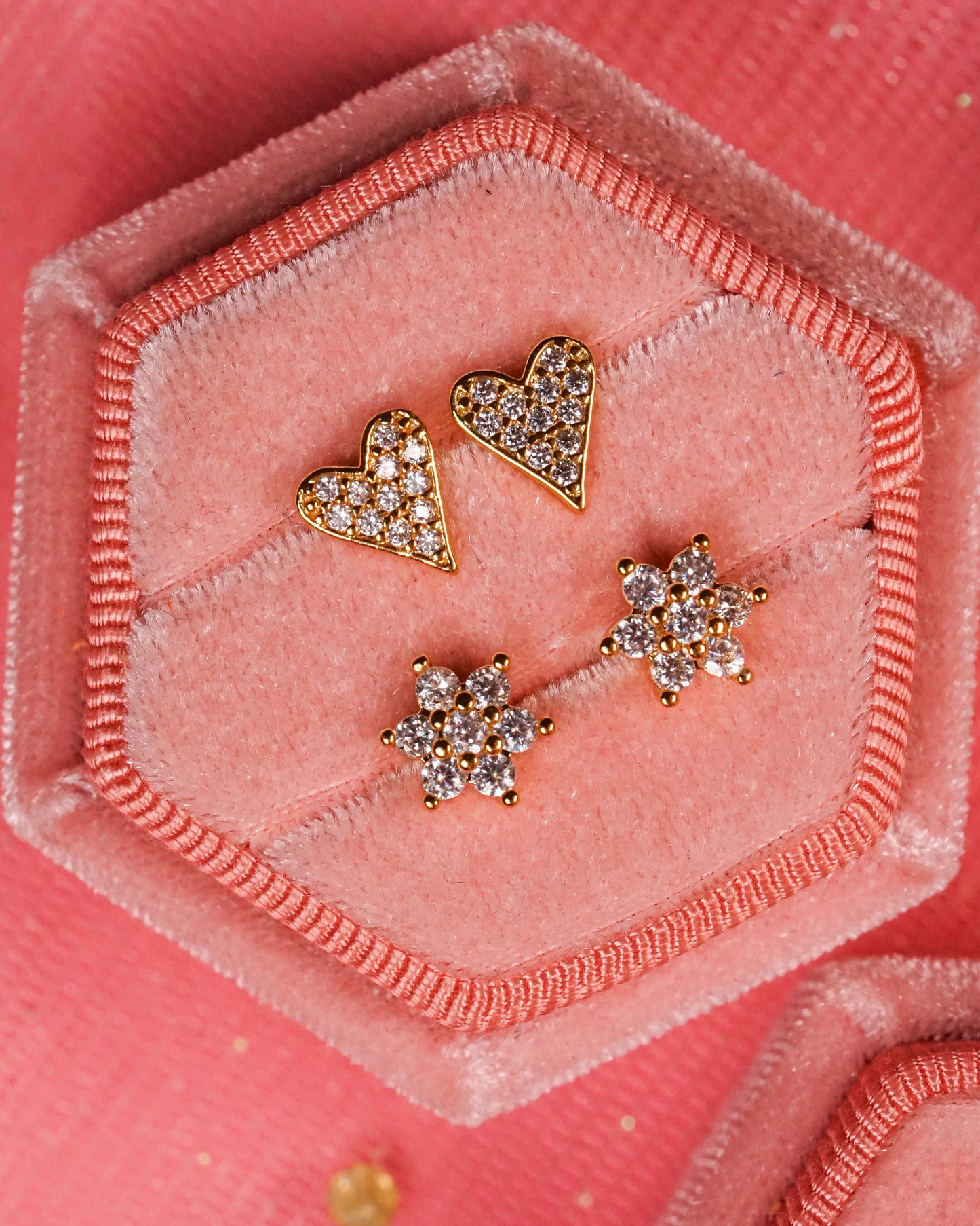 Gigi heart earrings
