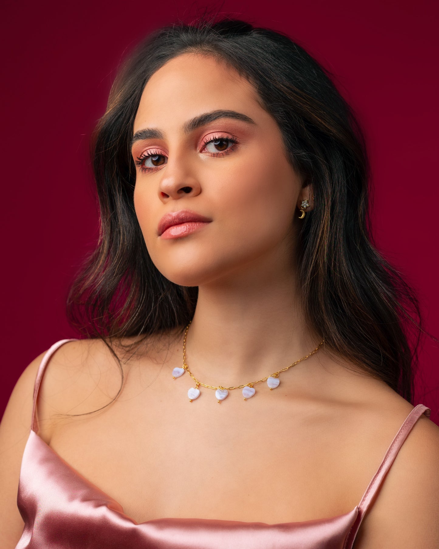 Gianna Hearts Necklace