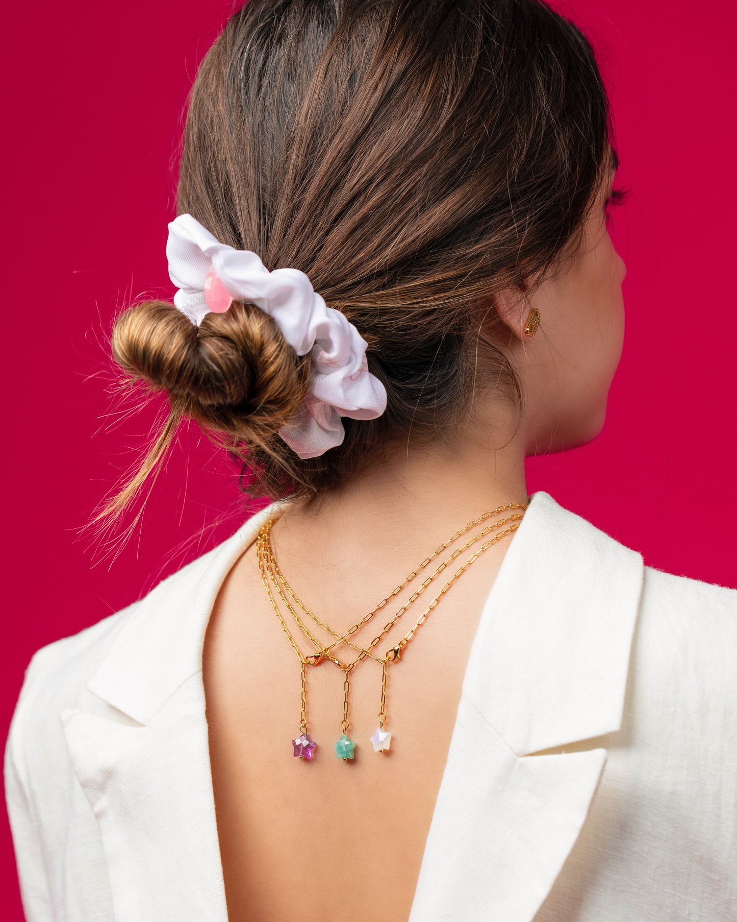 Lorelai Star lariat necklace