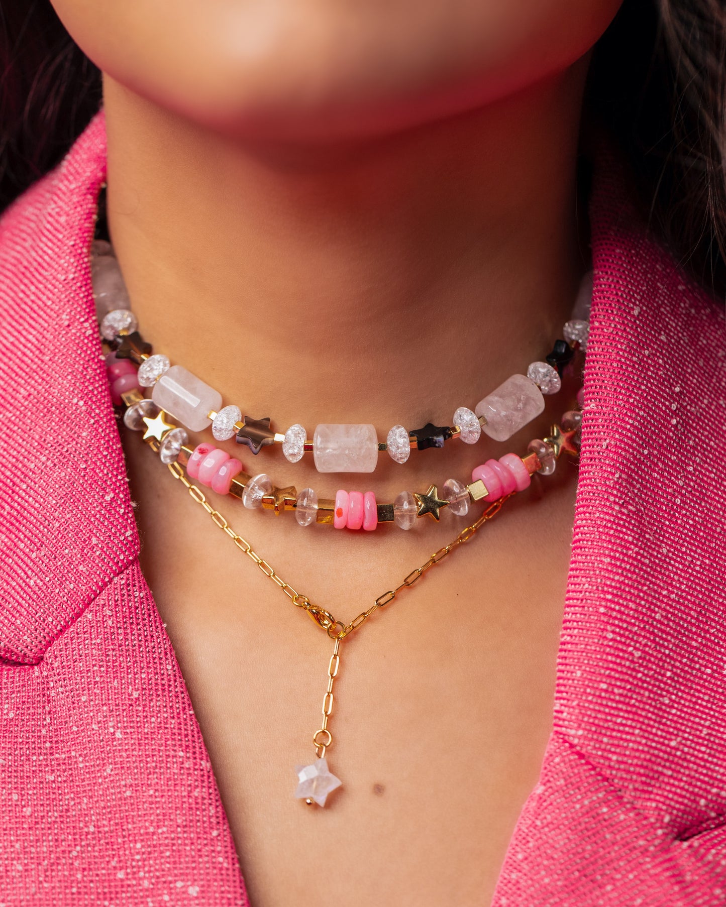 Lorelai Star lariat necklace