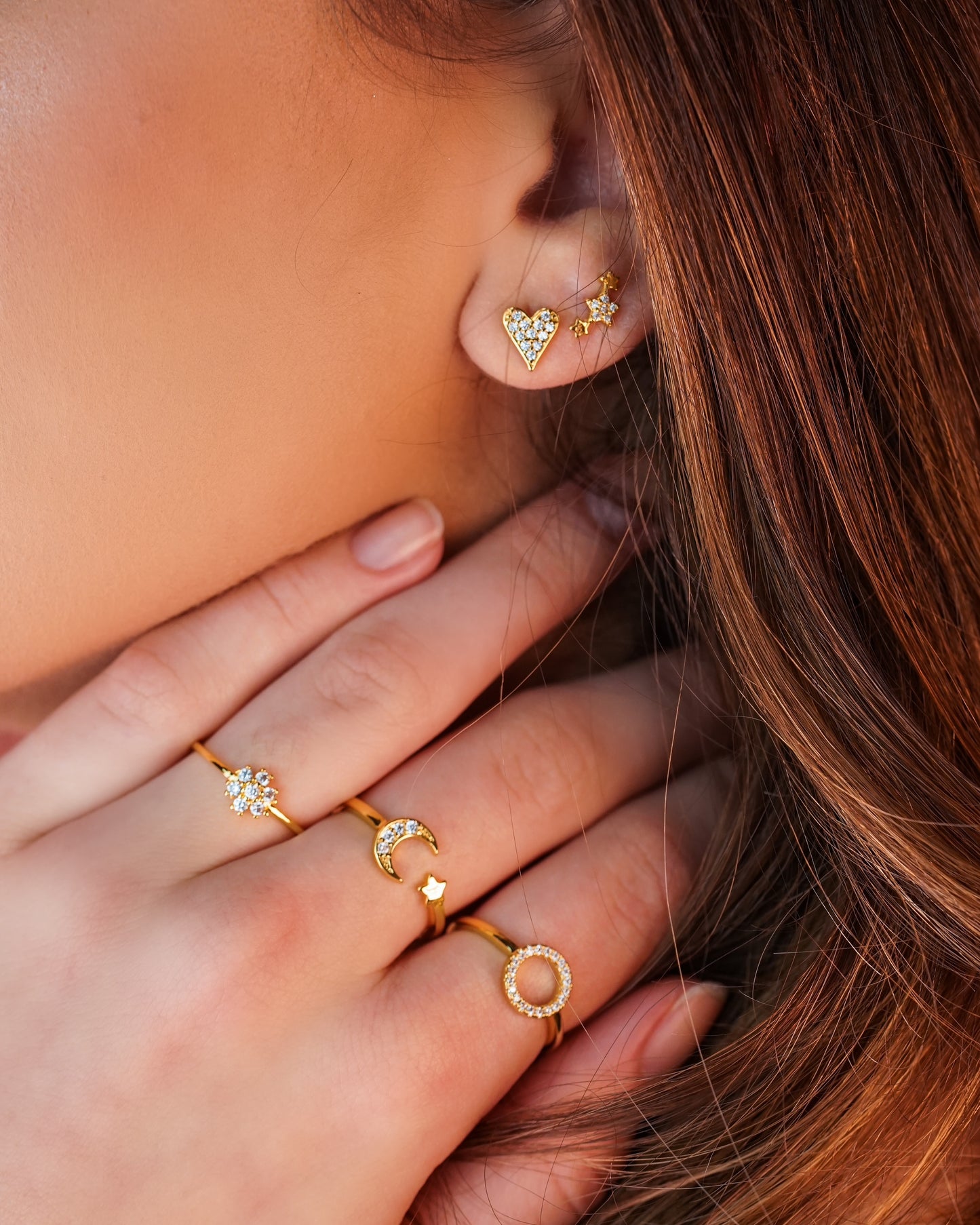 Gigi heart earrings
