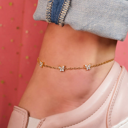 Ella Butterfly Anklet / bracelet