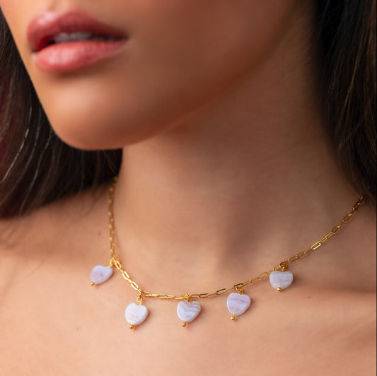 Gianna Hearts Necklace