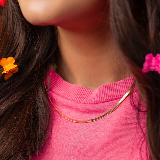 Elodie Herringbone Necklace