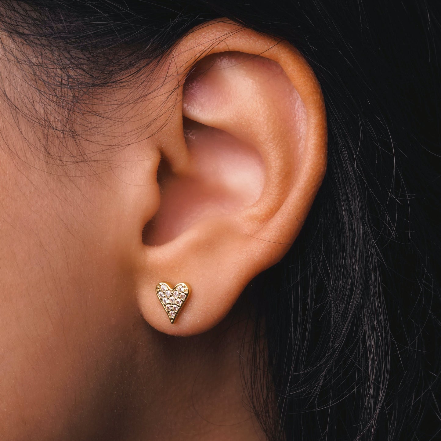 Gigi heart earrings